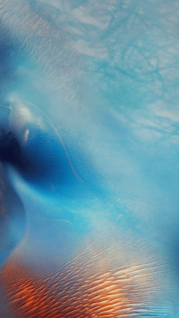 Abstract wallpaper of flowing blue sand dunes with golden highlights minimalist elegant design
