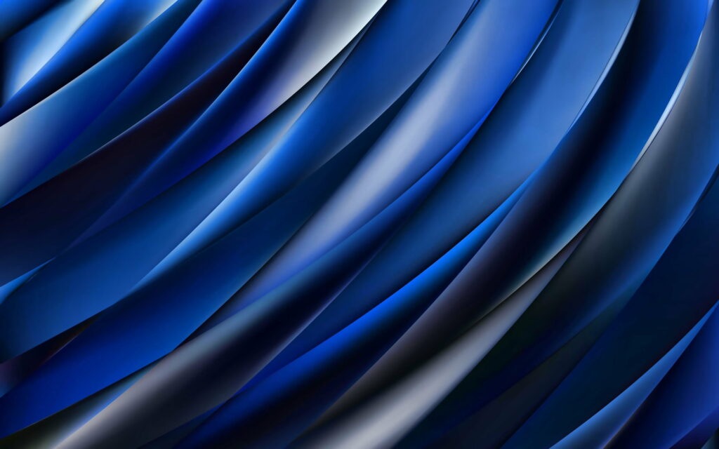Abstract Blue Waves: A Mesmerizing QHD Wallpaper with Creative Lines and Texture on a Blue Background