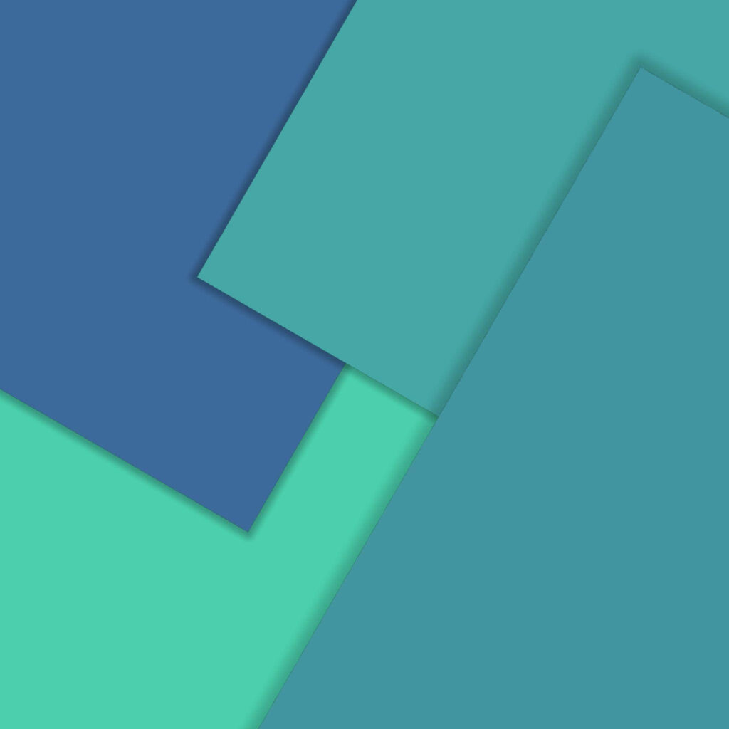 Modern Abstract Wallpaper: Blue & Teal Geometric Shapes Background