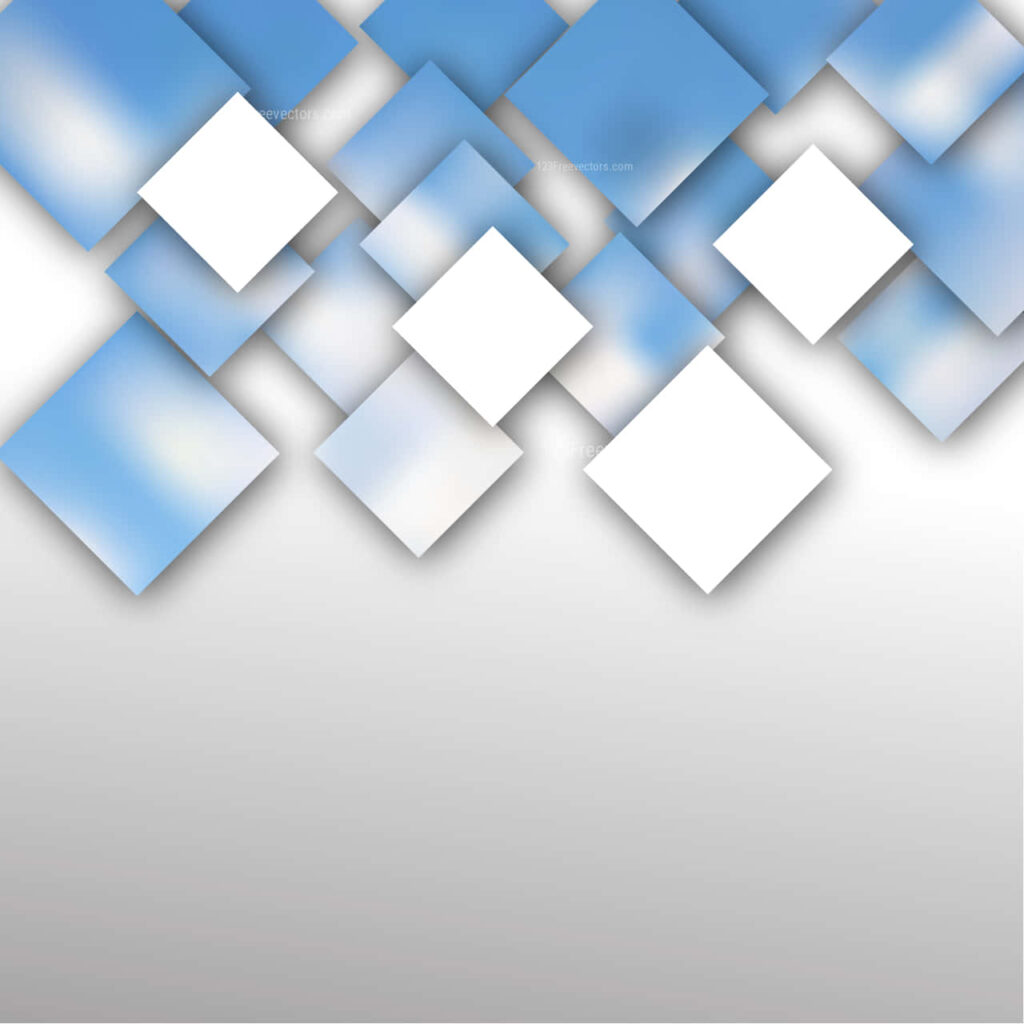 Dynamic Blue & White Abstract Wallpaper with Gradient Background