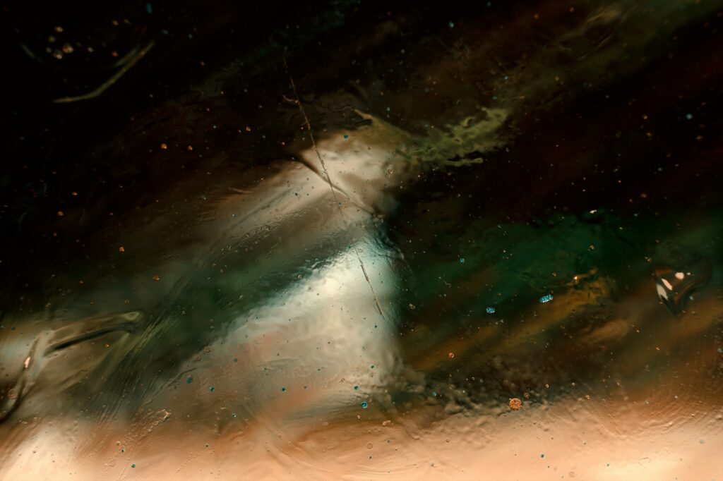 Abstract Blurred Color Wallpaper: Textured Glass Effect Background