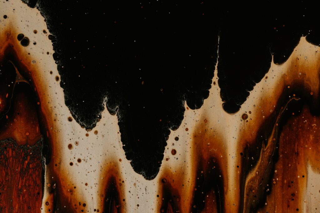 Abstract Brown & Black Paint Stains Wallpaper - 4500x3000 Resolution