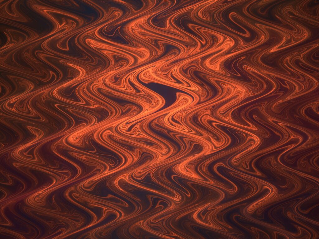 Abstract Brown Wallpaper: Wavy Lines & Ripples - 3200x2400 Background