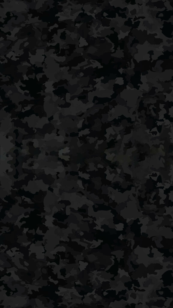 Abstract Camo: A Seamless Black Pattern Wallpaper for a Cool and Edgy Background Aesthetic