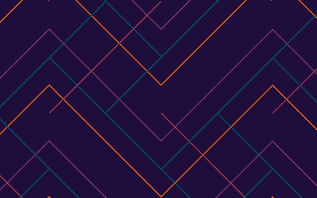 Vibrant Violet Symphony: Abstract, Creative Lines for Minimalistic QHD Wallpaper