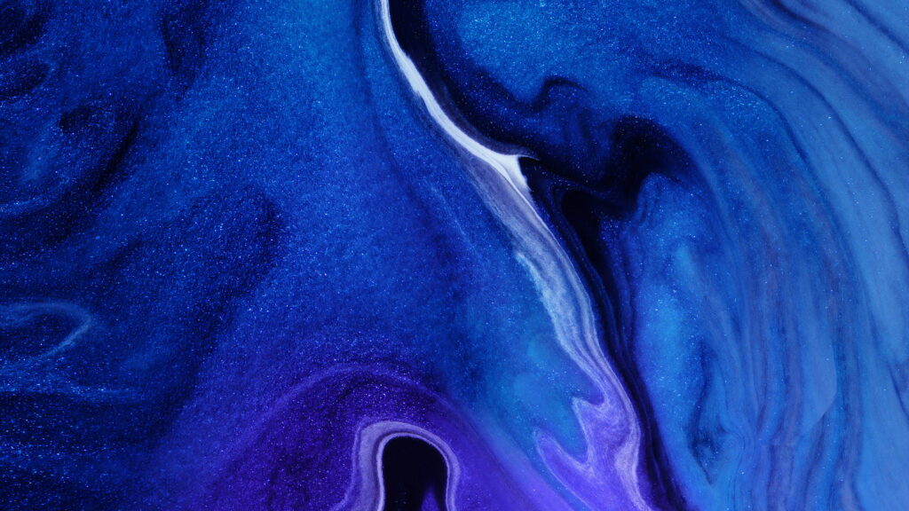 An Abstract Digital-Art Masterpiece Bursting with Dark Blue Color Wallpaper