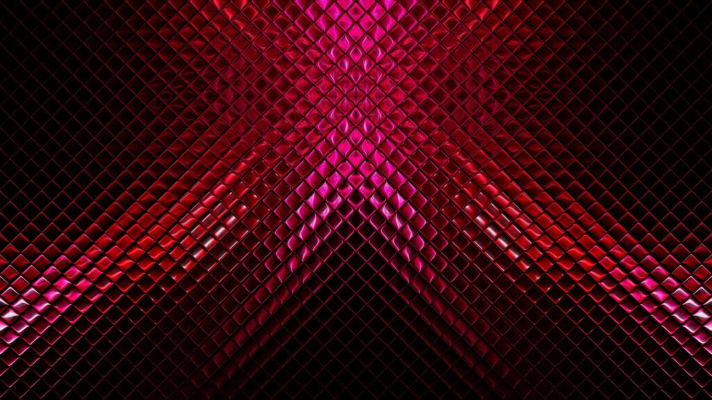 Intricate Dark Red & Magenta Abstract Wallpaper Design Background