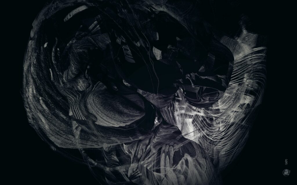 Dark Abstract Wallpaper: Intricate Shadows & Shapes - 1920x1200