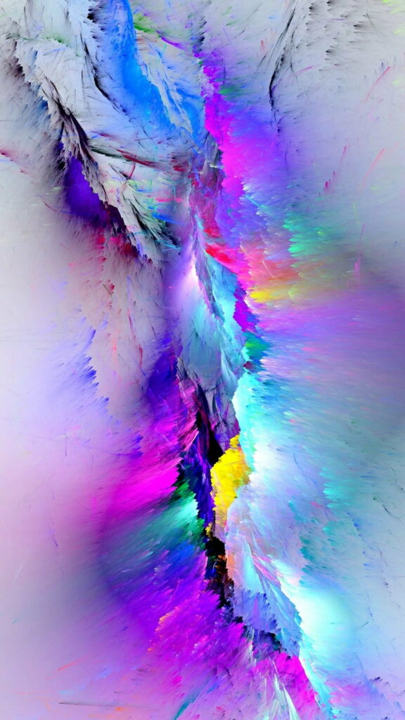Vibrant Blend: Abstract, Mesmerizing Designs Awash in Deep HD Colors for Stunning Phone Wallpaper Background