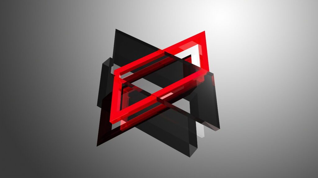 Abstract MKBHD: A Stunning Digital Art Piece on a Gray Wallpaper Background