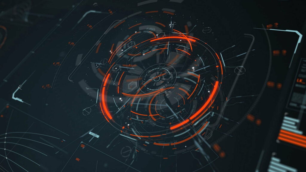 The Synergy of Digital Abstraction: A Tech-Fueled, Modern HD Wallpaper Background