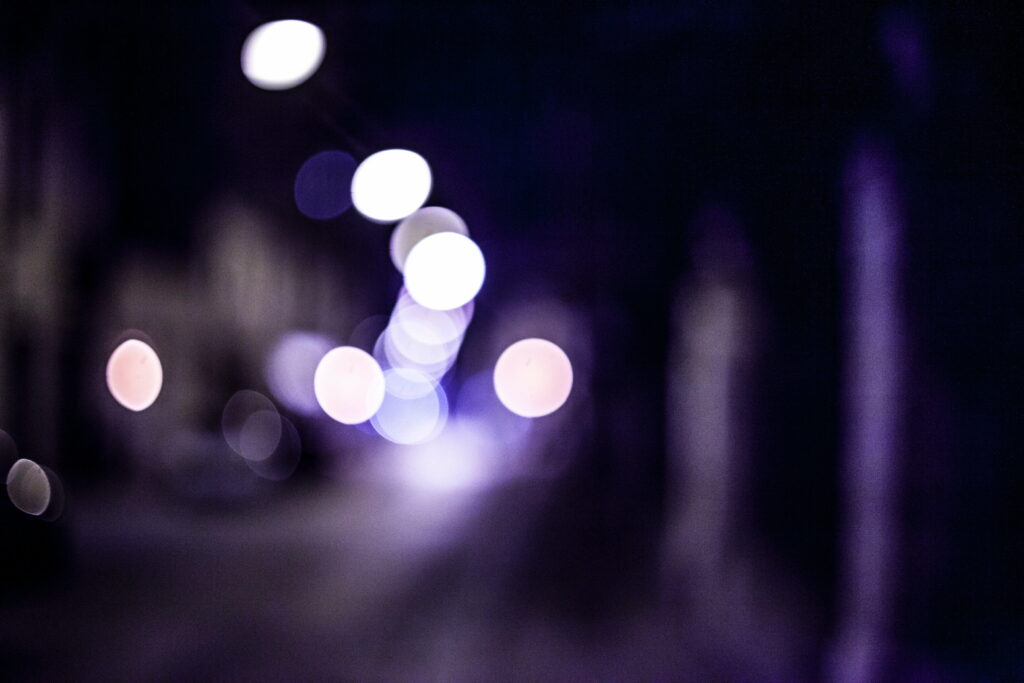 Mystical Shimmer: A Mesmerizing Journey Through Blurred Bokeh Wonderland Wallpaper