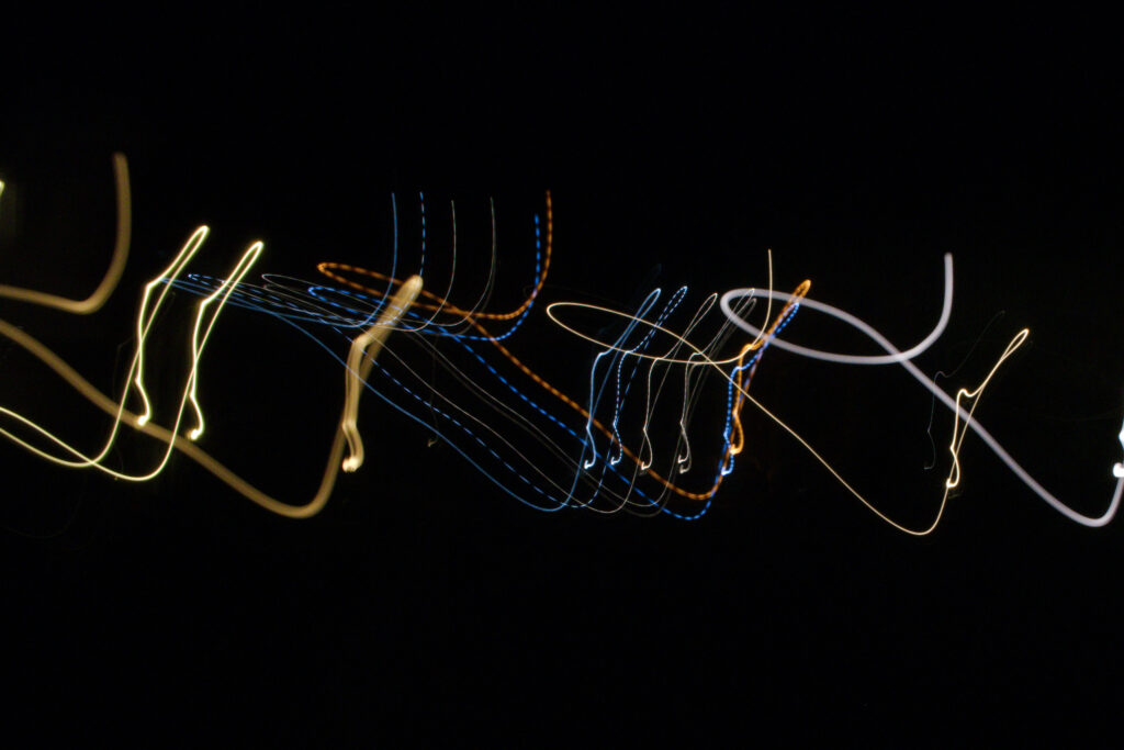 Dynamic Neon Lines Abstract Wallpaper - 4096x2731 Freezelight Art