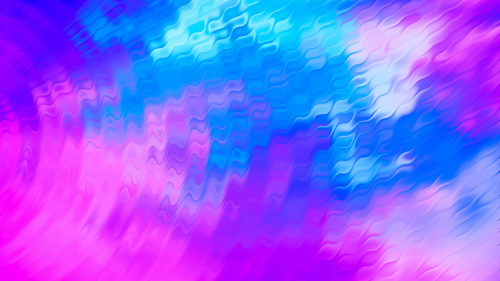 Abstract Harmony: A Digital Artwork of Pink and Blue Shapes Wallpaper