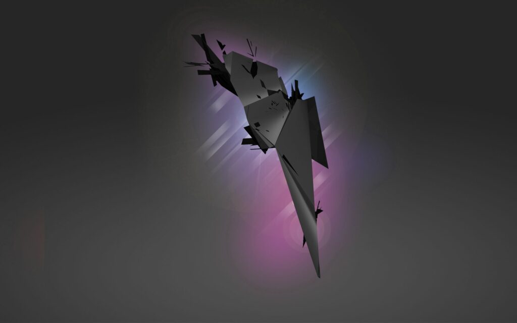 Dynamic Abstract Gray Geometric Wallpaper - Modern Futuristic Design