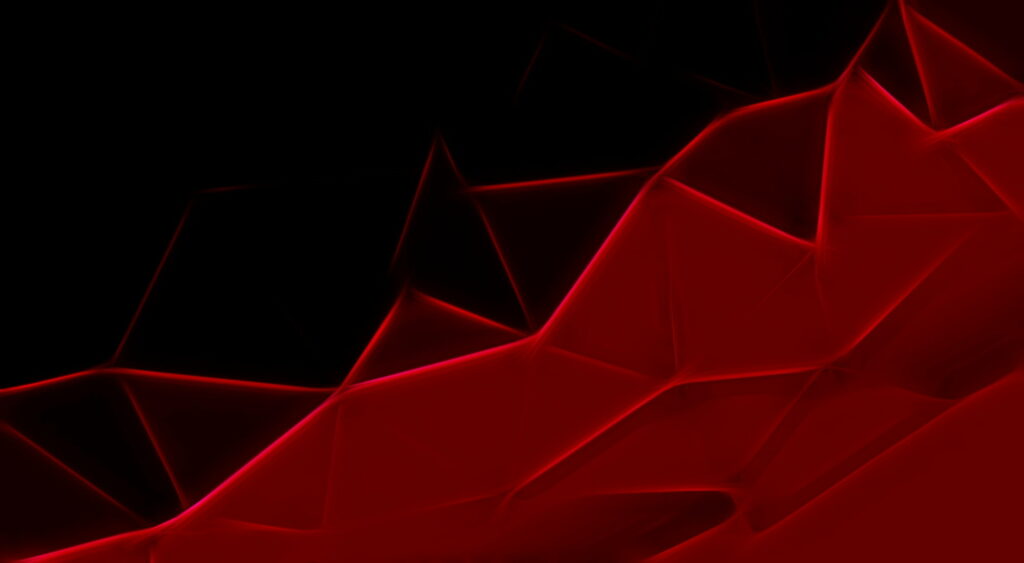 Vibrant Geometric Symphony: Abstract HD Wallpaper Featuring Red Triangles