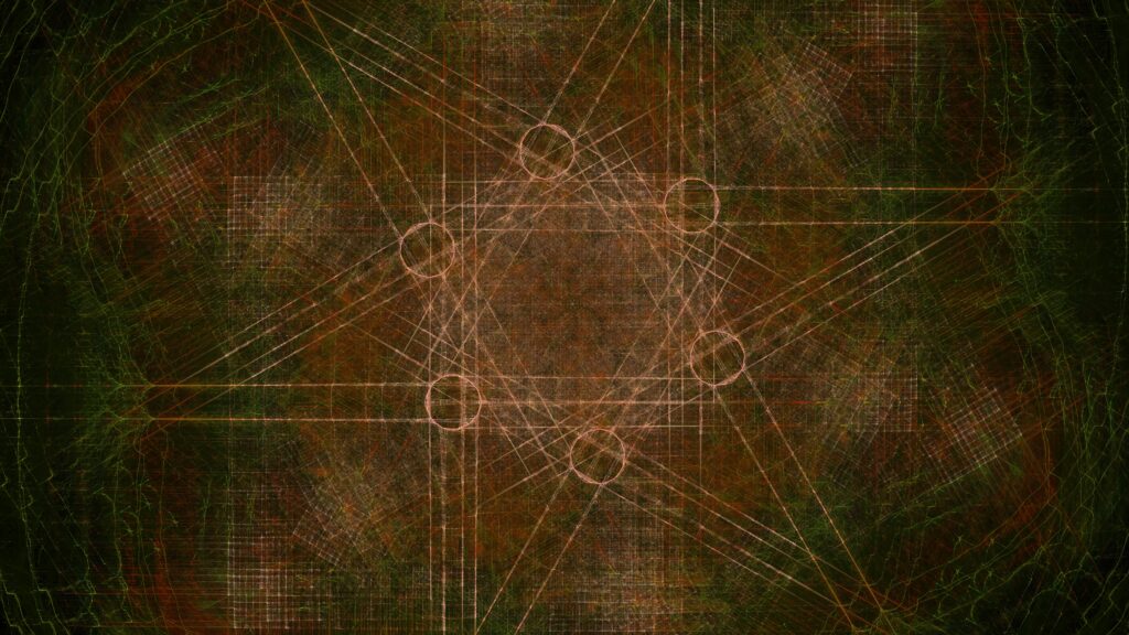 Complex Abstract Lattice Wallpaper - 3840x2160 Geometric Background