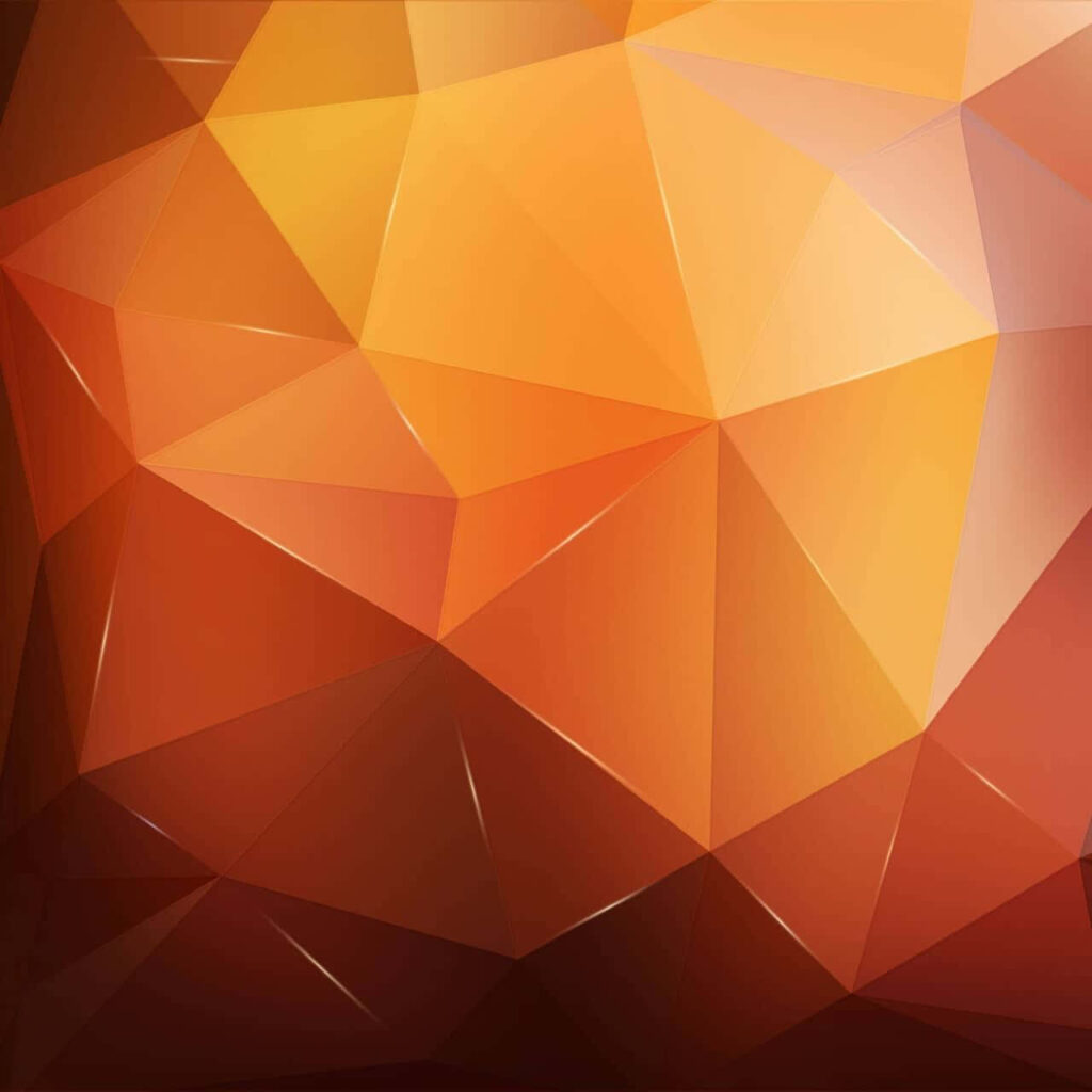 Vibrant Abstract Geometric Wallpaper in Orange & Brown Background