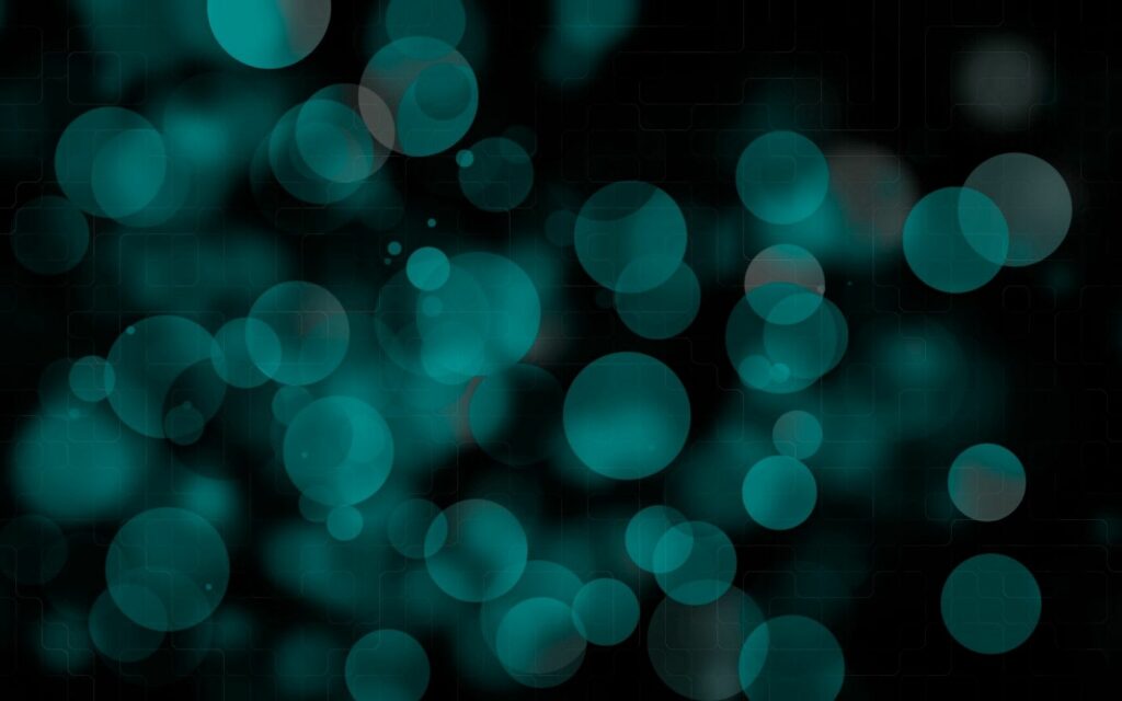 Abstract Green Circle Wallpaper on Dark Background - 1680x1050