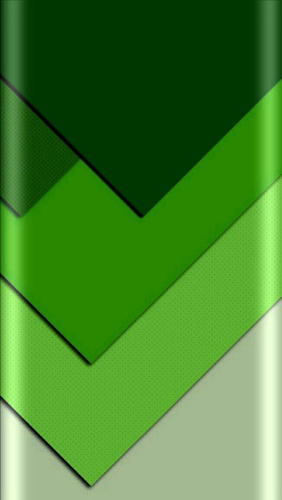 Modern Green Layered Abstract Wallpaper - Engaging Background Design