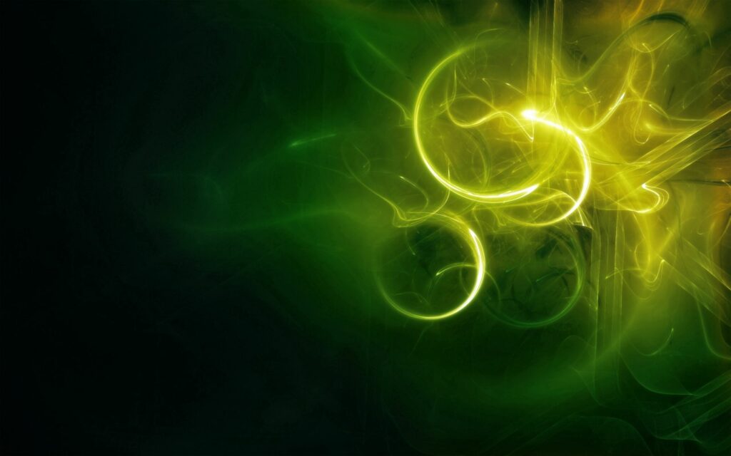 Abstract Green Wallpaper 2560x1600: Dynamic Illuminated Design