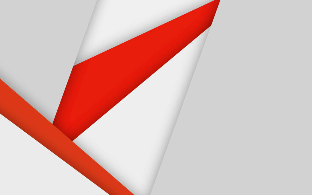 Abstract Symmetry: A Mesmerizing Android Material Design Wallpaper in Gray, Red, and White