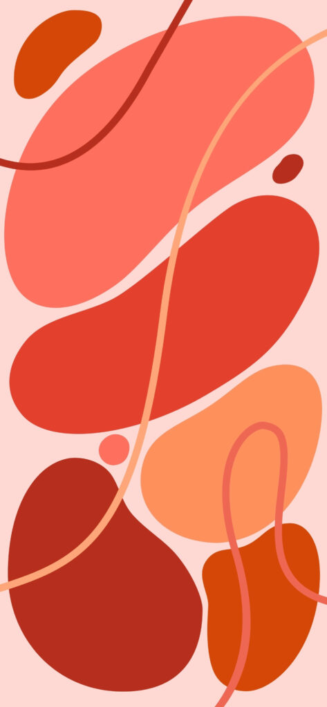 Abstract Red and Orange Wallpaper for Huawei Nova 13 - Modern Design