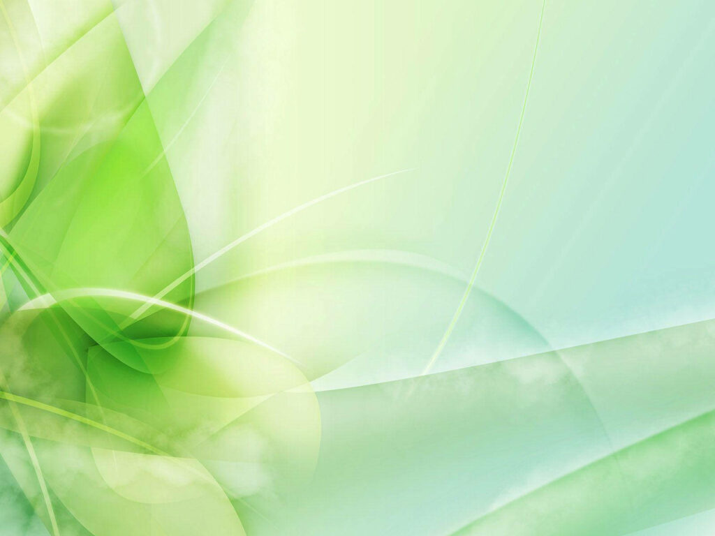 Light Green Abstract Wallpaper with Swirling Shapes & Gentle Gradients