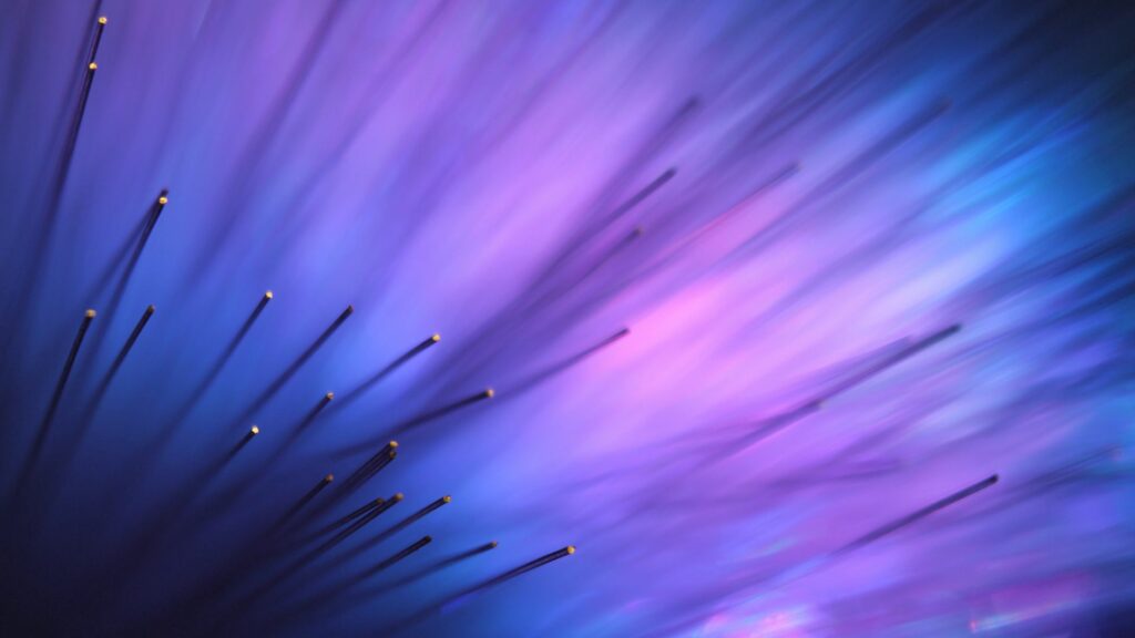 Dreamy Purple Aurora Light Trails - Abstract 1920x1080 Wallpaper