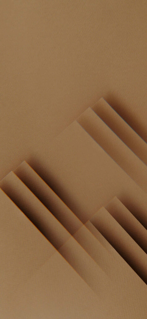 Abstract Minimalist Brown Wallpaper with Geometric Depth Background