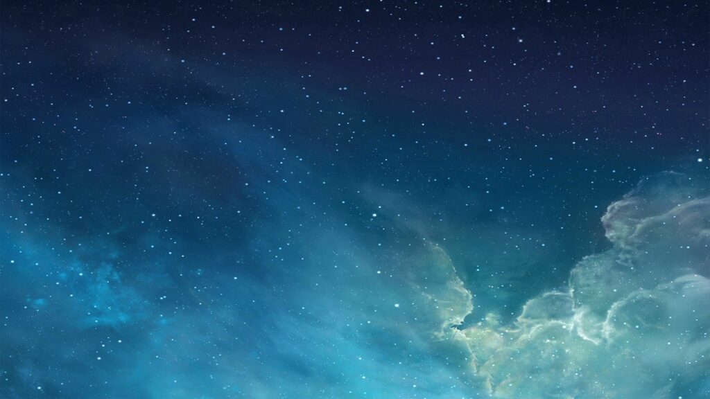 Celestial Night Sky Wallpaper: Dreamy Stars & Ethereal Clouds Background