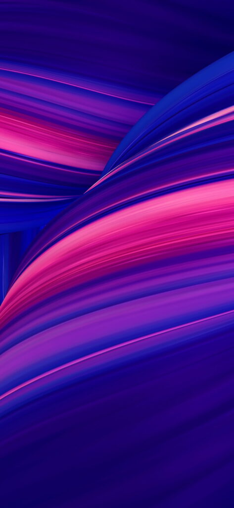 Vibrant Blue & Pink Swirling Lines - Abstract Oppo F9 Pro Wallpaper