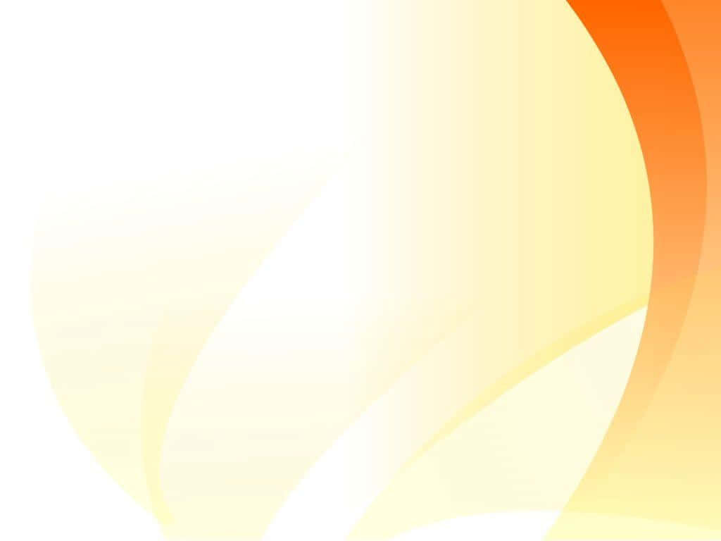 Abstract Orange & White Wallpaper with Smooth Wave Patterns