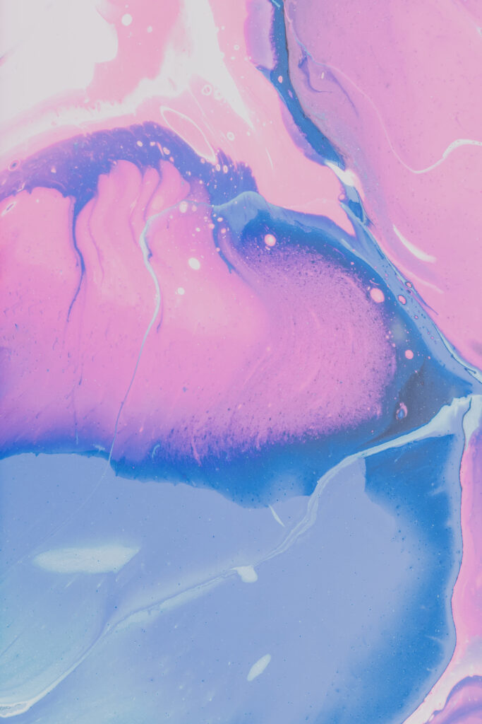 Abstract Pink and Blue Swirling Wallpaper - Captivating Background Design