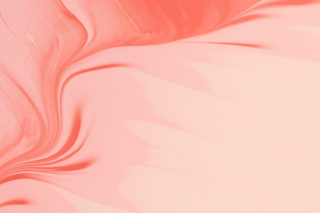 Abstract Pink Coral Wallpaper: Soothing Flowing Paint Design