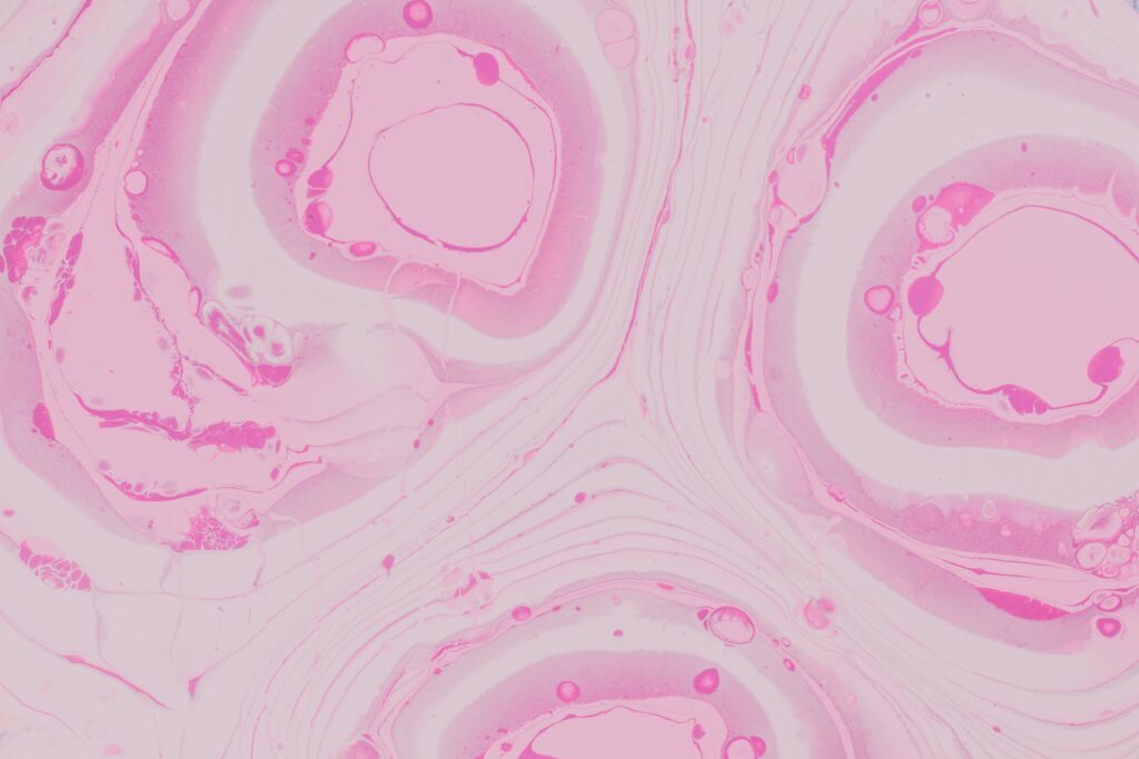 Dreamy Pink Abstract Wallpaper: Soothing Circles & Wavy Lines