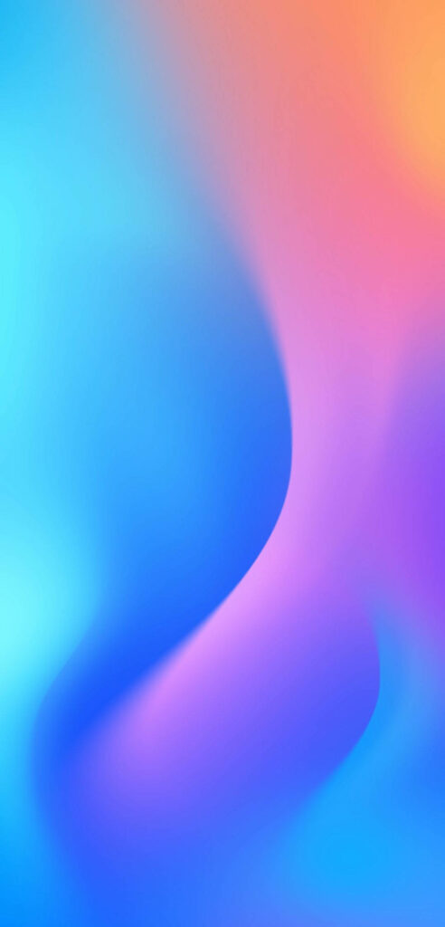 Serene Abstract Pink & Blue Gradient Wallpaper - Soothing Background