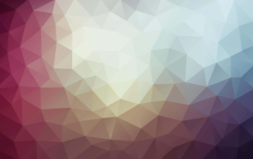 Modern Abstract Polygon Wallpaper: Deep Maroon to Soft Blue Gradient