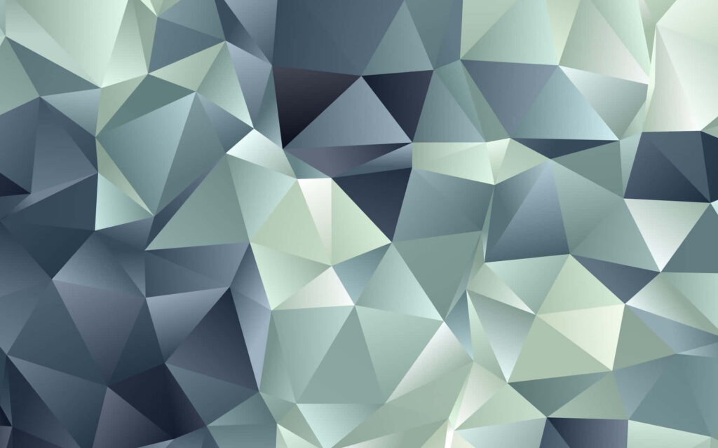 Abstract Polygon Texture Wallpaper in Blue & Green Geometric Design