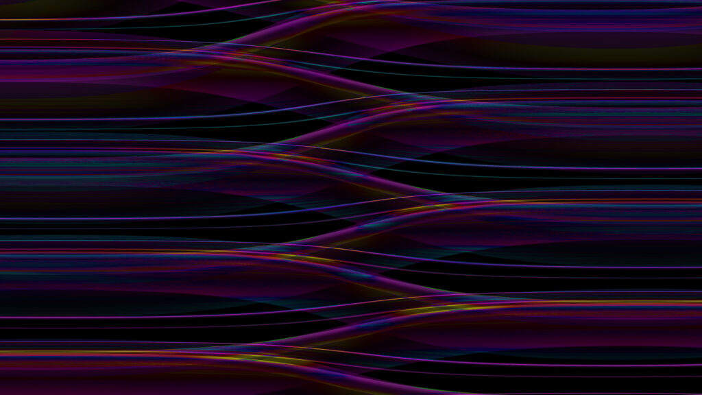 Vibrant Purple Abstract Wallpaper: Fluid Lines & Depth Design