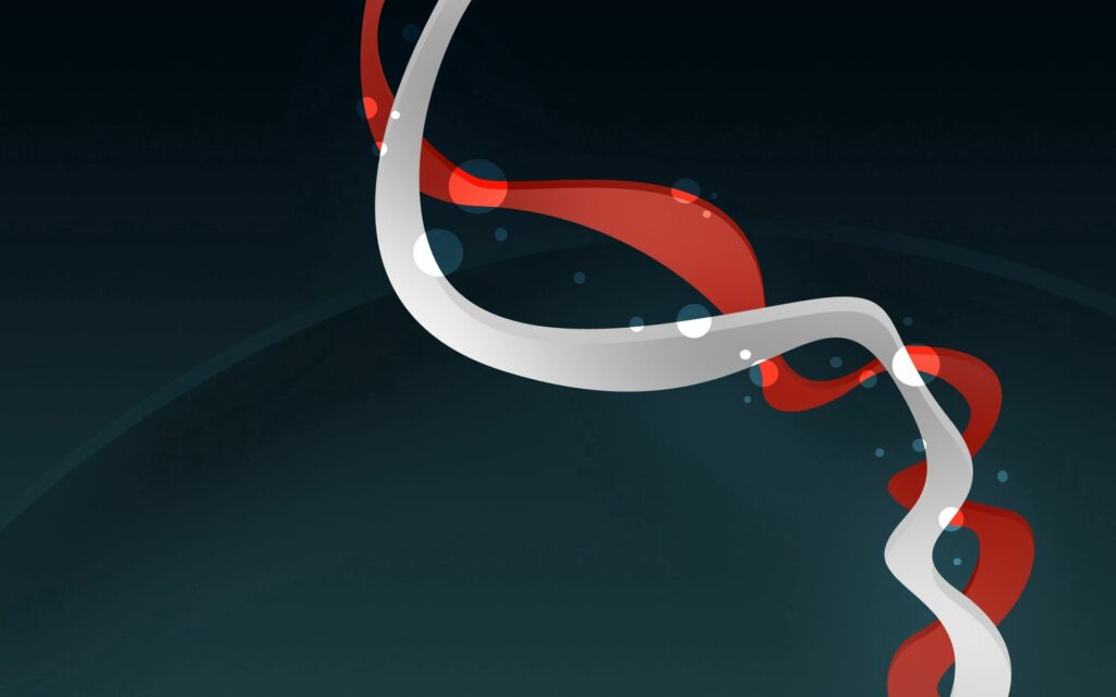 Dynamic Abstract Wallpaper: Red & White Lines on Dark Background