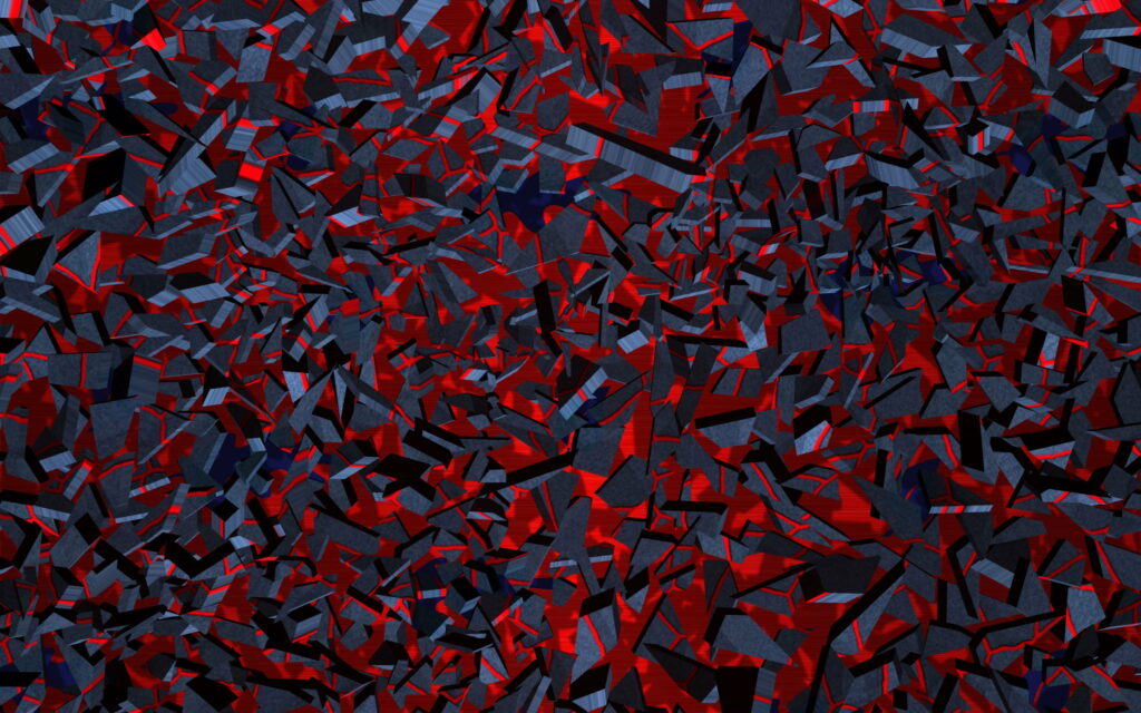 Merging Dimensions: Exploring Abstract Geometric Textures in 3D Stone Artwork Wallpaper