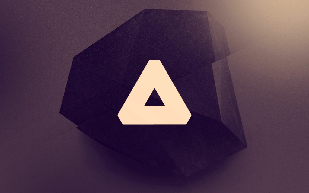 Abstract Triangular Wallpaper with Textured Background - HD 2560x1600