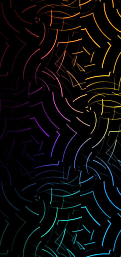 Abstract Aesthetic Wallpaper: Dynamic Webbed Design on Dark Background