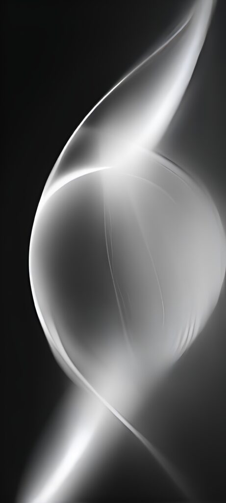 Abstract Wallpaper with Flowing Lines and Soft Light on Dark Background