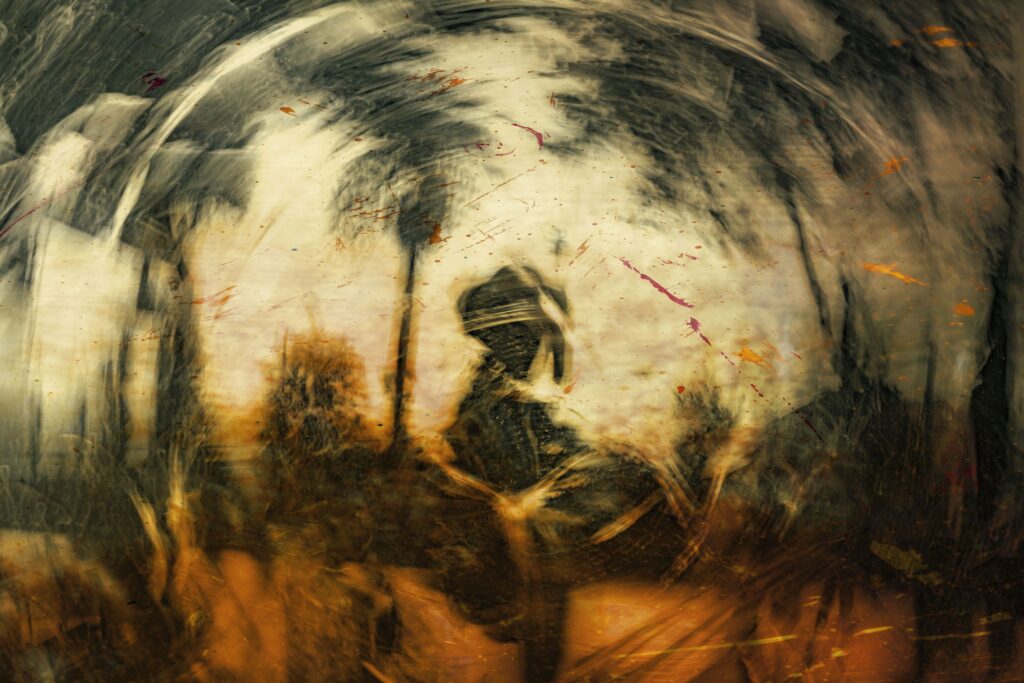 Warm Earthy Abstract Wallpaper - 3600x2400 Painterly Background