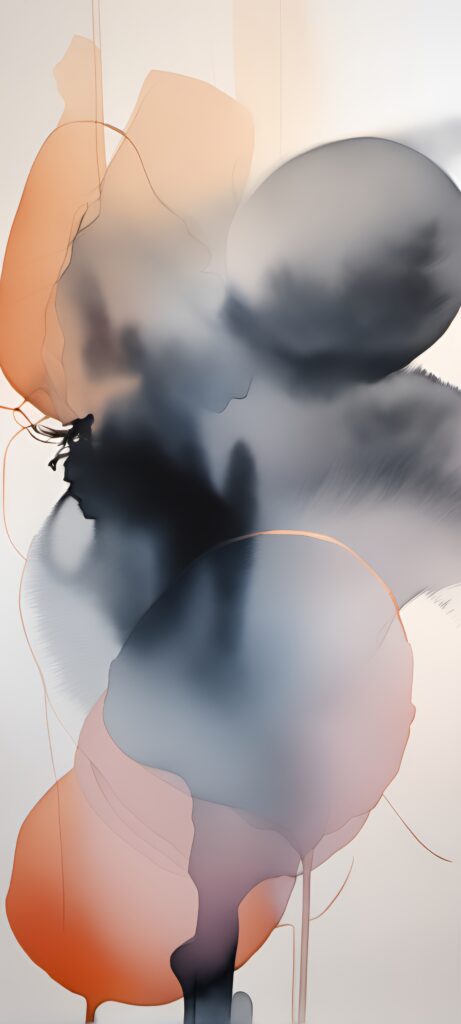 Dreamy Watercolor Abstract Wallpaper: Soft Gradients & Fluid Shapes