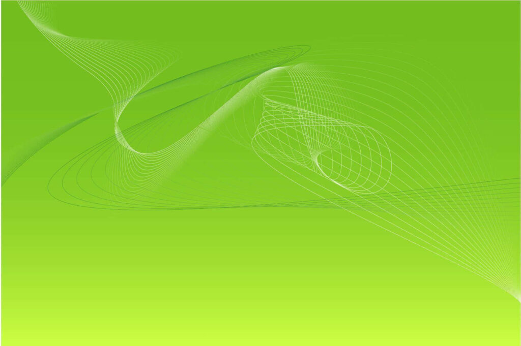 Abstract Swirling Wave Lines Wallpaper on Light Green Background