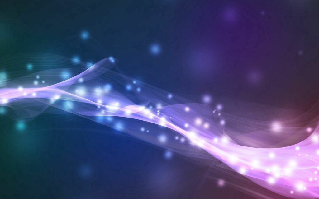 Abstract Wavy Light Beams & Glowing Particles Wallpaper - 1920x1200