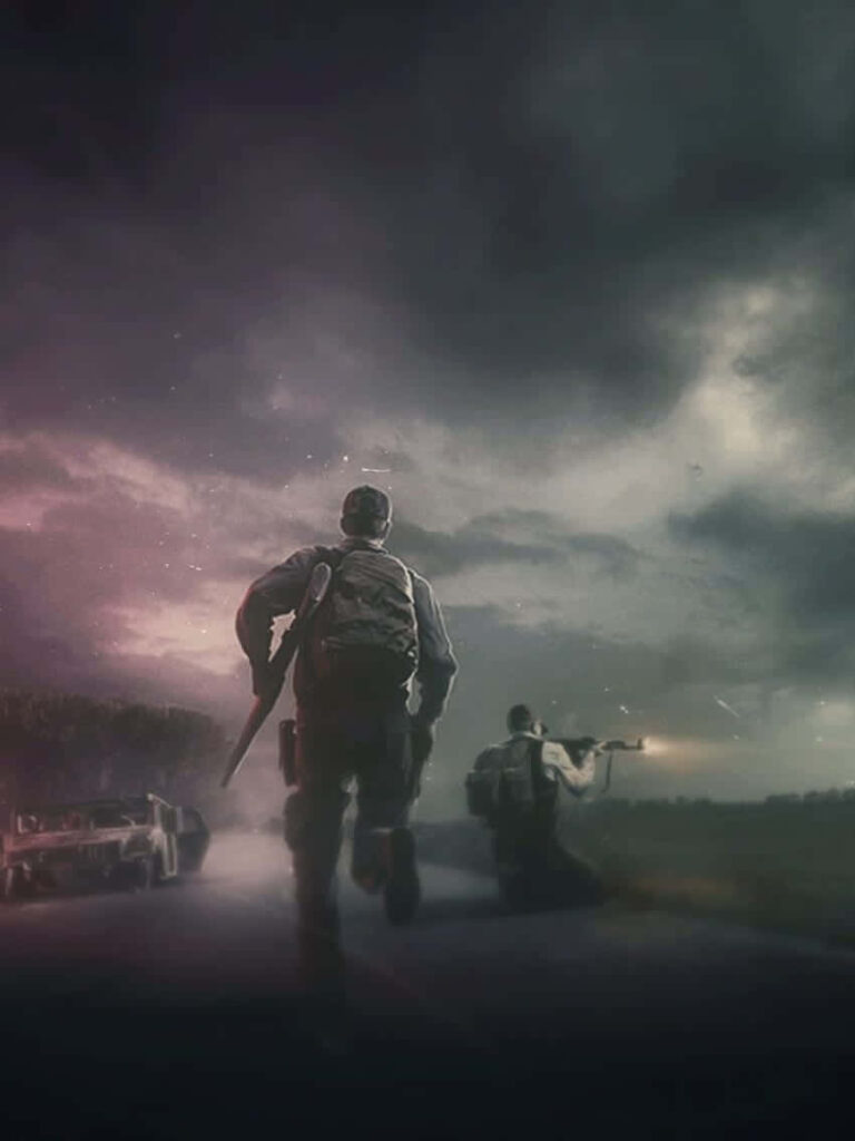 DayZ Soldiers with Riffle's Background Wallpaper
